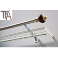 Aluminium Curtain Track & Triple Curtain Pipe (curtain rod)